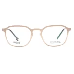 Velocity Rectangle Full Rim Metal Eyeglasses