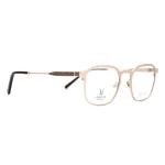 Velocity Rectangle Full Rim Metal Eyeglasses - Image 2
