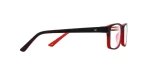 Velocity Full Rim Square Anti Glare Blue Cut Red Black Frame - Image 3