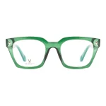 Velocity Square Full Rim Eyeglasses - Green