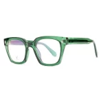 Velocity Square Full Rim Eyeglasses - Green - Image 2