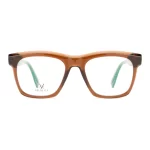 Velocity Square Full Rim Eyeglasses - Brown